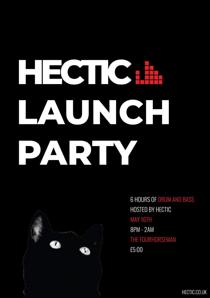 Drum and bass event poster